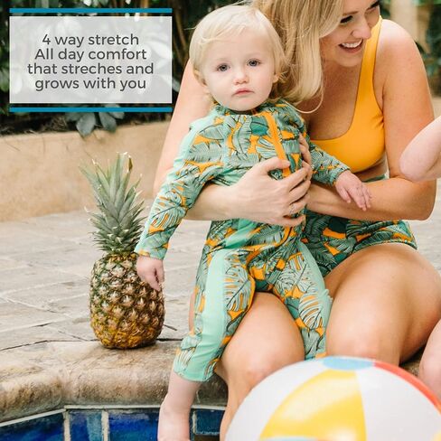 SwimZip Boys' Long-Sleeve UPF 50+ Swimsuit for Baby, Toddler, & Little Boys in Kuwait