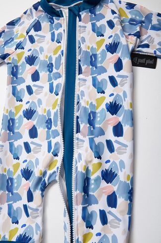 Baby Boy One Piece UPF 50+ Sun Protection Full Zip Rash Guard/Sunsuit in Saudi Arabia
