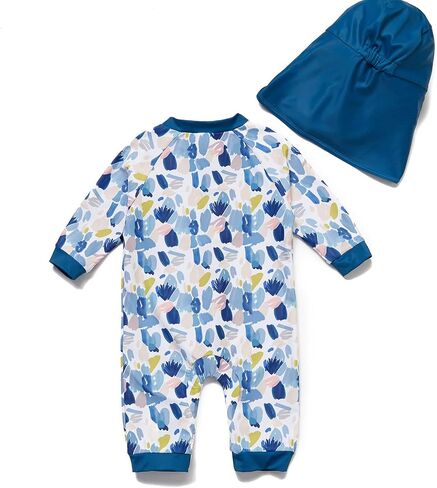 Baby Boy One Piece UPF 50+ Sun Protection Full Zip Rash Guard/Sunsuit in Saudi Arabia