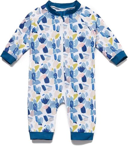 Baby Boy One Piece UPF 50+ Sun Protection Full Zip Rash Guard/Sunsuit in Saudi Arabia