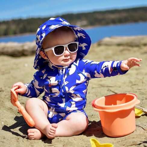 JAN & JUL Long Sleeve 1-pc UV Jumpsuit Rash Guard (Baby, Toddler) in Saudi Arabia