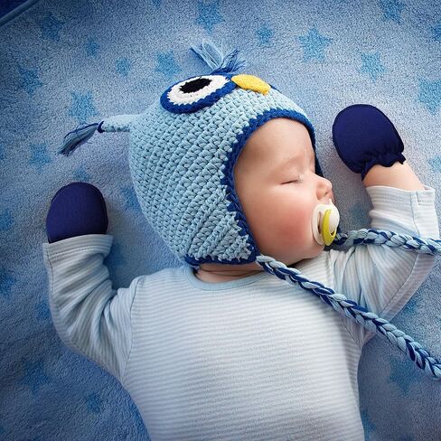 20 Pairs Newborn Baby Boys Girls Mittens 0-6 Months Infant Toddler Mittens No Scratch Solid Color Gloves in Saudi Arabia