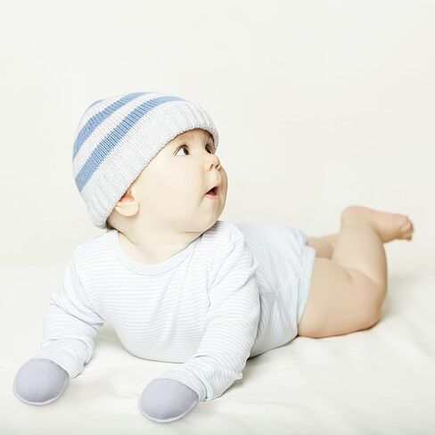 16 Pairs Newborn Baby Cotton Mittens No Scratch Gloves Unisex Newborn Mittens for baby Boys Girls 0-6 Months in Saudi Arabia