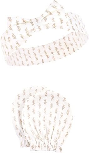 Hudson Baby Baby Girls' Cotton Headband and Scratch Mitten Set in Saudi Arabia