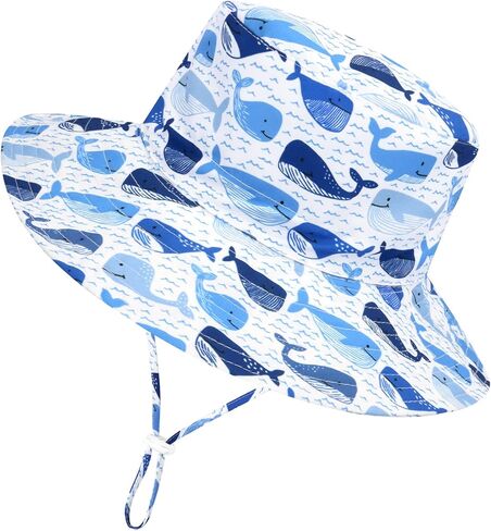 Sarfel Baby Sun Hat Summer Baby Boy Hats UPF 50+ Sun Protection Toddler Hat Bucket for Baby Girl Adjustable Kid Cap in Saudi Arabia