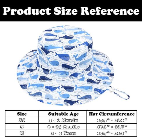 Sarfel Baby Sun Hat Summer Baby Boy Hats UPF 50+ Sun Protection Toddler Hat Bucket for Baby Girl Adjustable Kid Cap in Saudi Arabia