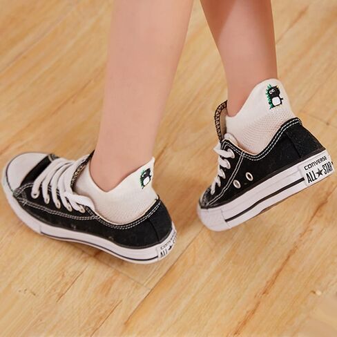 5 Pack Baby Girls Boys Mesh Thin Socks Cotton Low Cut Kids Toddler No Show Ankle Socks 1-12T Soft White/Multicolor in Saudi Arabia