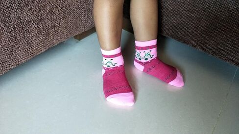 RATIVE Baby Girl Non Slip Grip Socks 12-Pack Soft Cotton Toddler Girl Socks in Saudi Arabia