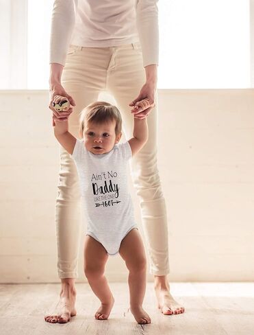 CBTwear Ain't No Daddy Like The One I Got - Gangster Parody - Cute Infant One-Piece Baby Bodysuit in Saudi Arabia