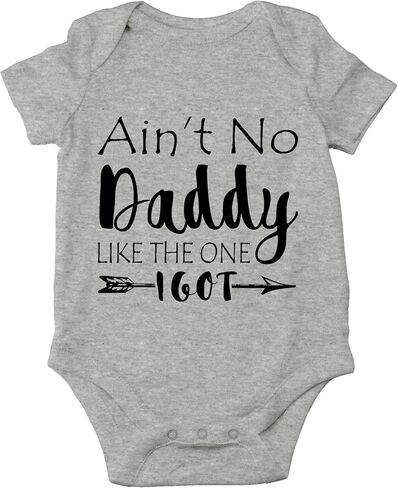 CBTwear Ain't No Daddy Like The One I Got - Gangster Parody - Cute Infant One-Piece Baby Bodysuit in Saudi Arabia