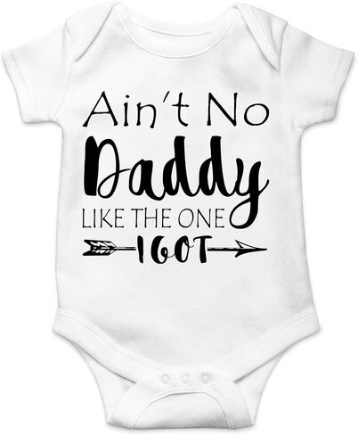 CBTwear Ain't No Daddy Like The One I Got - Gangster Parody - Cute Infant One-Piece Baby Bodysuit in Saudi Arabia