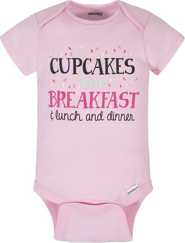 ملابس داخلية للفتيات الصغيرات من ماركة Onesies مكونة من 8 قطع بأكمام قصيرة ميكس آند ماتش in Kuwait