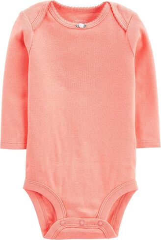 Simple Joys by Carter's Baby Girls 5-pack Long-sleeve Bodysuit in Saudi Arabia