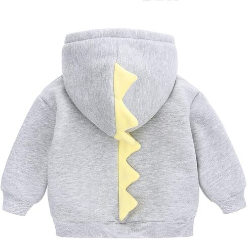 famuka Little Kids Dinosaur Hoodie Toddler Sweatshirt | Unisex Boys Girl Hooded Pull-on Sweatshirt in Saudi Arabia