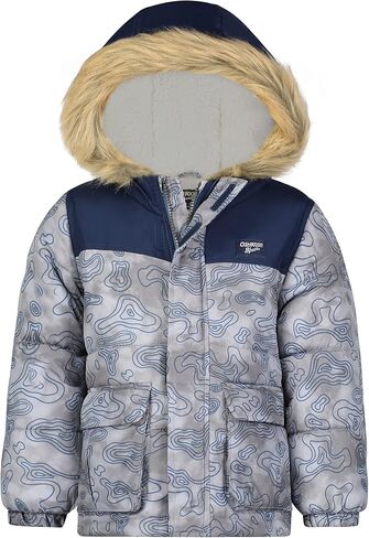 OshKosh B’gosh baby-girls Puffer Jacket - Warm, Hooded Winter Coat in Saudi Arabia