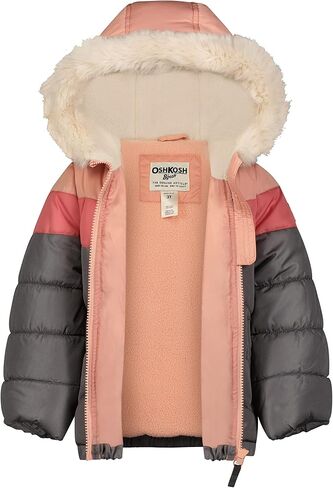 OshKosh B’gosh baby-girls Puffer Jacket - Warm, Hooded Winter Coat in Saudi Arabia