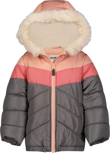 OshKosh B’gosh baby-girls Puffer Jacket - Warm, Hooded Winter Coat in Saudi Arabia