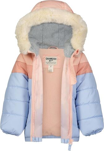 OshKosh B’gosh baby-girls Puffer Jacket - Warm, Hooded Winter Coat in Saudi Arabia