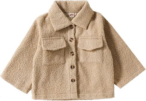 MoZiKQin Toddler Baby Boys Girls Wool Coat Winter Warm Double Breasted Trench Coat Kids Jacket Outwear Clothes in Saudi Arabia
