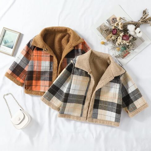 MoZiKQin Toddler Baby Boys Girls Wool Coat Winter Warm Double Breasted Trench Coat Kids Jacket Outwear Clothes in Saudi Arabia