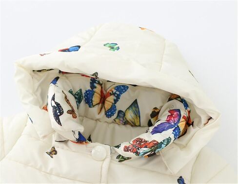 MINKIDFASHION Baby Girls Winter Autumn Warm Butterfly Little Kids Toddler Jacket Coat in Saudi Arabia