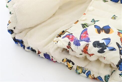 MINKIDFASHION Baby Girls Winter Autumn Warm Butterfly Little Kids Toddler Jacket Coat in Saudi Arabia
