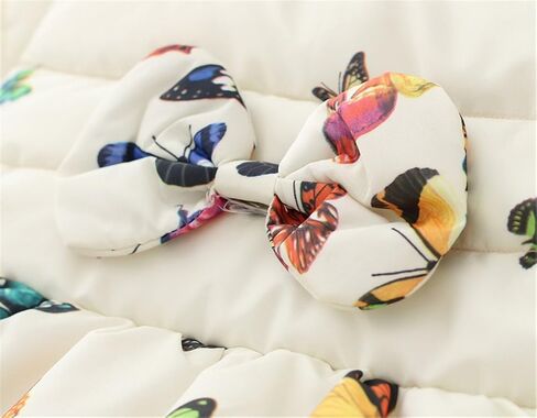 MINKIDFASHION Baby Girls Winter Autumn Warm Butterfly Little Kids Toddler Jacket Coat in Saudi Arabia