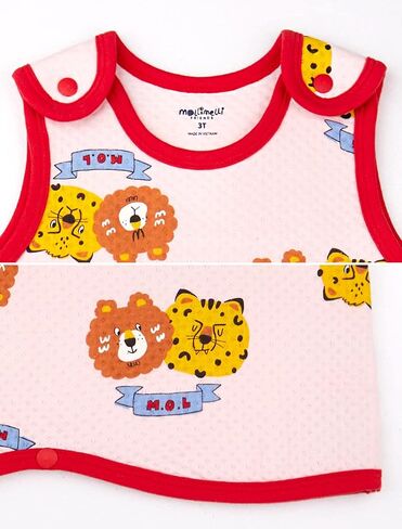 Mollimelli friends 2T ~ 8Y سترة دافئة صدرية ناعمة للأطفال الصغار بيبي بنات بيبي بويز أطفال للجنسين جاكيت بلا إكمام in Saudi Arabia