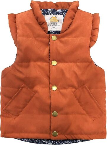 Mud Kingdom Little Girls Vests Outerwear Lightweight Cute Floral in Kuwait
