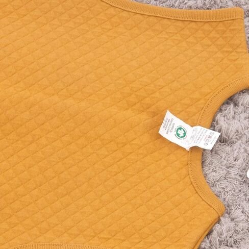 100% Certified Organic Cotton Baby Quilted Jacquard Sleeveless Jacket Soft Vest in Saudi Arabia
