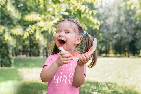 Happy Birthday T-Shirt (Girls 1 to 12) Sassy Kids Party Tee - Sweet Baby/Toddler Outfit in Kuwait