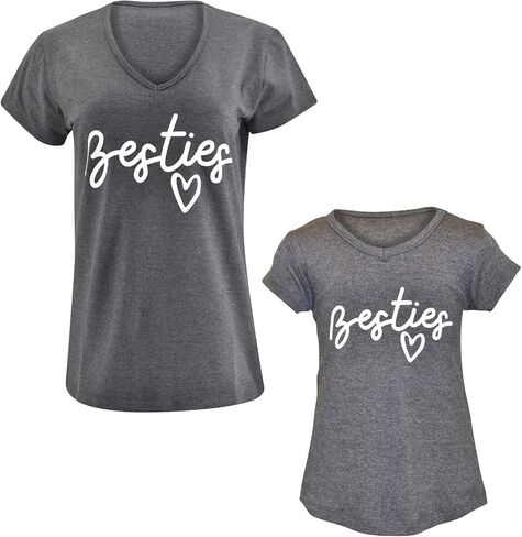 Unique Baby Besties Mommy and Me Matching Mothers Day Shirts in Saudi Arabia
