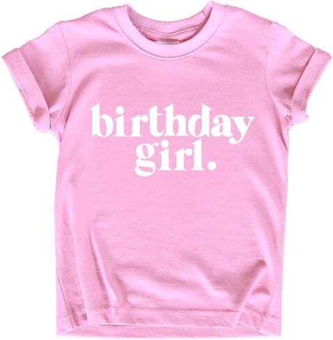 Birthday Girl Shirt Outfit Year Old Kids for Toddler 1st 2nd 3rd 4th 5th 6th 7th in Saudi Arabia