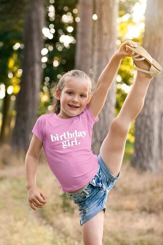 Birthday Girl Shirt Outfit Year Old Kids for Toddler 1st 2nd 3rd 4th 5th 6th 7th in Saudi Arabia