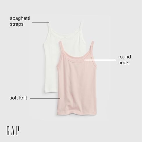 بلوزة كامي أساسية من GAP للفتيات الصغيرات مكونة من قطعتين in Kuwait
