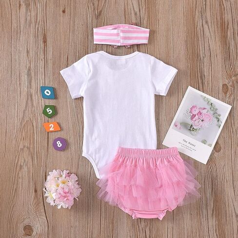 Baby Girl Clothes Stuff Newborn Infant Summer Cute Outfit 0-24 Months in Saudi Arabia