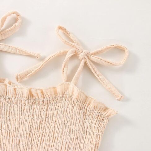 Newborn Baby Girl Bodysuit Sleeveless Halter Frill Romper One-piece Jumpsuit with Headband Summer Clothes Set in Kuwait