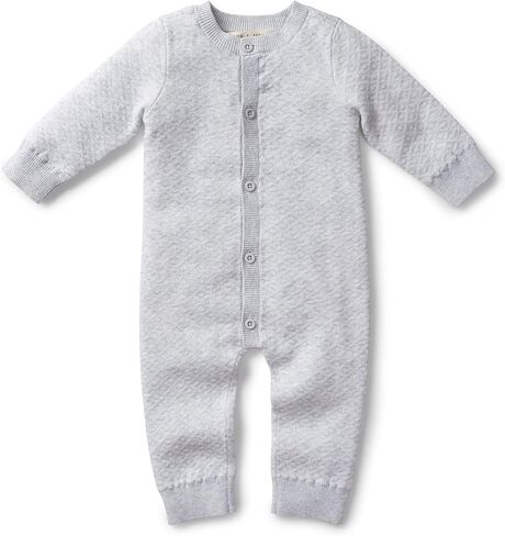 Hope & Henry Layette Baby Cable Knit Sweater Romper in Saudi Arabia