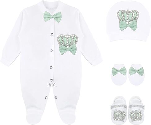Lilax Baby Girl Newborn Jewels Layette 4 Piece Gift Set in Saudi Arabia