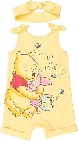 Disney Romper and Headband Outfit Set Newborn to Little Kid Sizes (Newborn - 5) in Saudi Arabia