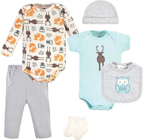 Hudson Baby Unisex Baby Cotton Layette Set in Saudi Arabia