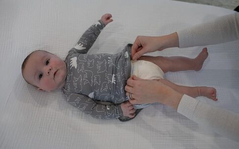 GUNAMUNA Unisex Baby Gown Sleeper, Night Gown with Diaper-Zipper in Saudi Arabia