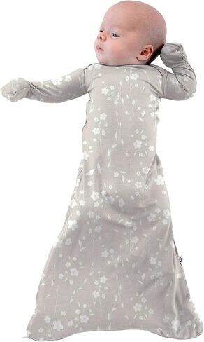 GUNAMUNA Unisex Baby Gown Sleeper, Night Gown with Diaper-Zipper in Saudi Arabia