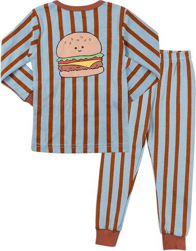 Mini-K Baby Toddler Kids Boys Girls Sleepwear Pajamas 100% Cotton Long Sleeve 2pcs Pjs Set in Saudi Arabia