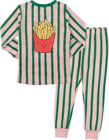 Mini-K Baby Toddler Kids Boys Girls Sleepwear Pajamas 100% Cotton Long Sleeve 2pcs Pjs Set in Saudi Arabia