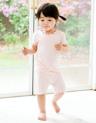 Vaenait Toddler Girls Boys Kids Girls Boys Animal Flower Patern Sleepwear Pajamas Summer Viscose Pjs in Kuwait