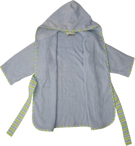 NATUZ Kids Bathrobe Hooded Cover up Cotton Towel Soft Pajama Baby Toddler Gown Bath Robe Boy Children Girl Sleepwear Homewear in Saudi Arabia