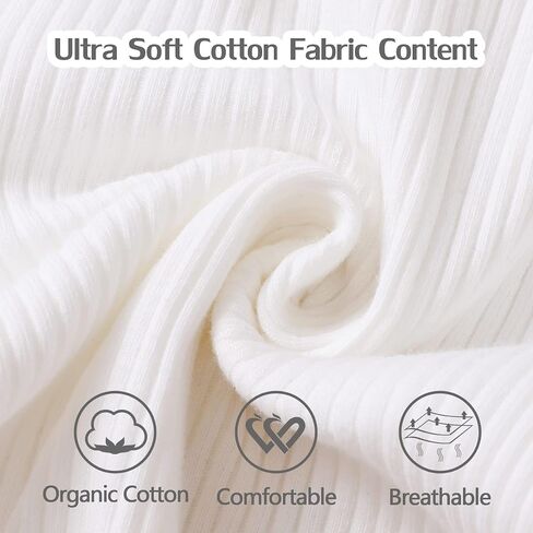 NZRVAWS Baby Gown Newborn Cotton Nightgown Long Sleeve Stripe Baby Sleeping Bags Baby Boy Girl Coming Home Outfits Set in Saudi Arabia