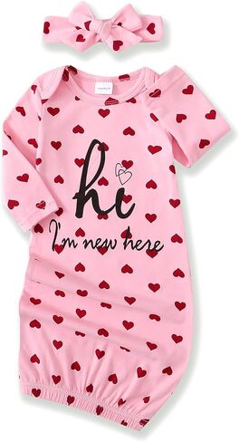 NZRVAWS ثوب نوم للأطفال حديثي الولادة من القطن بأكمام طويلة وأكياس نوم للأطفال الرضع والأولاد والبنات مجموعة ملابس منزلية قادمة in Kuwait