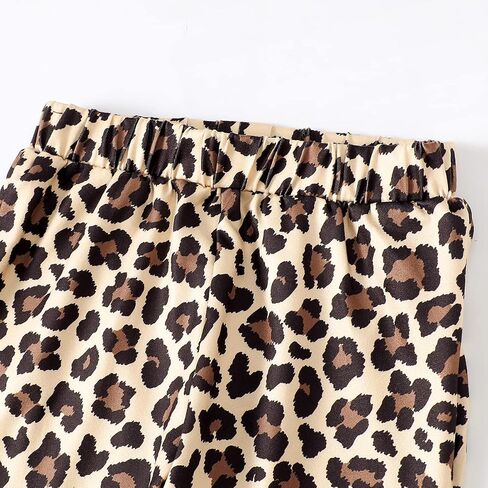 Baby Girl 2nd Birthday Outfit Girl 2 Year Old Birthday Outfit Toddler Leopard Clothes in Saudi Arabia
